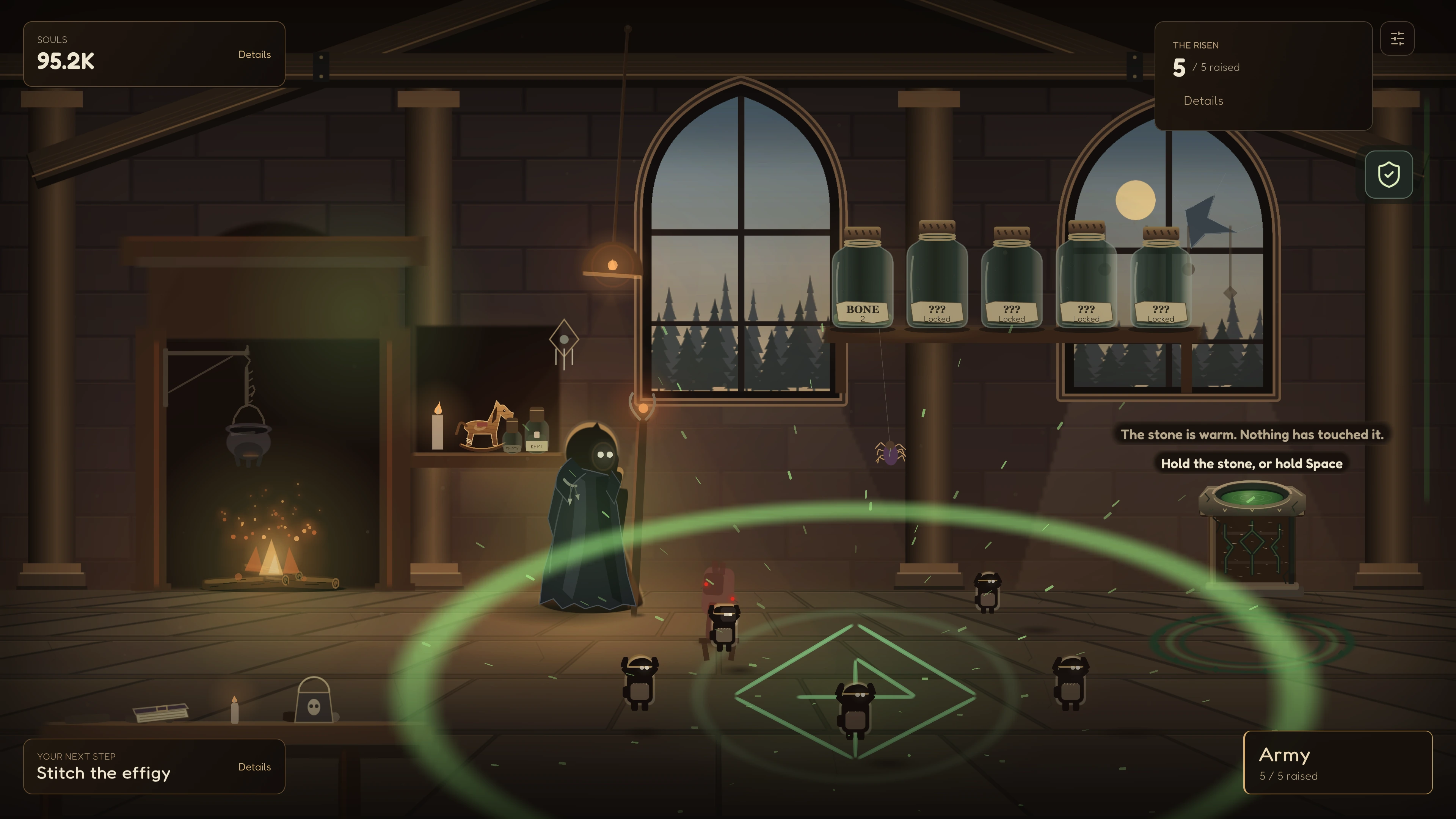 Ritual completion in Necromancer's Army